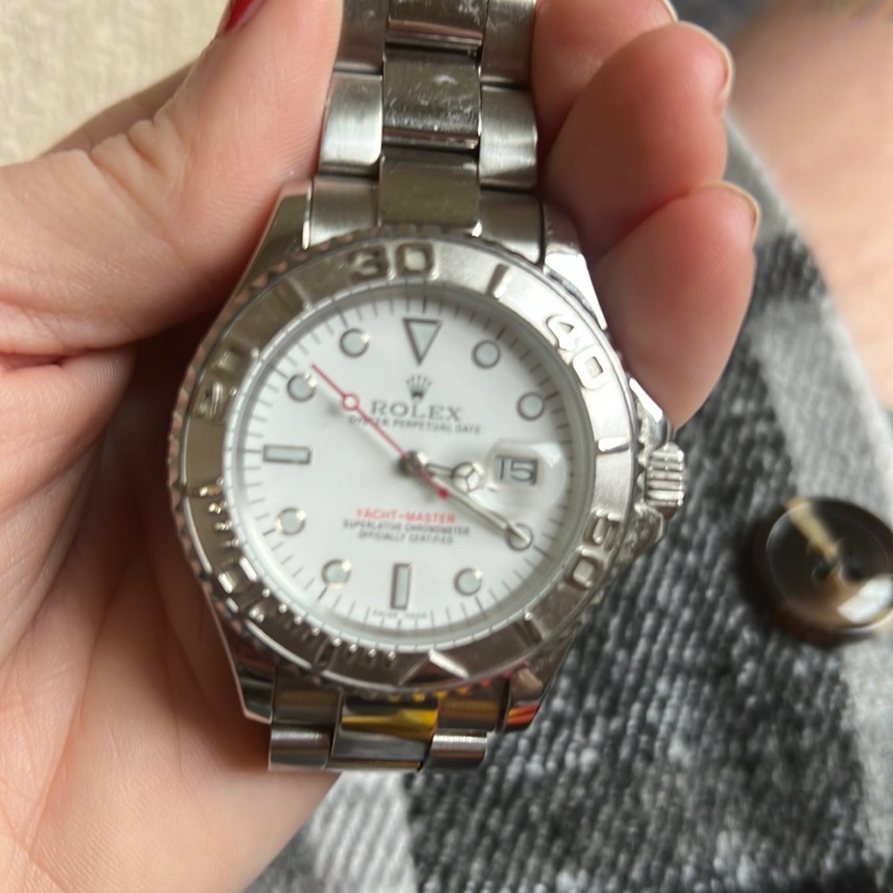 Gorgeous, classic, white gold Rolex. Well loved but no scuffs. Great condition!